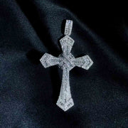 White Diamond Cross Pendant - Jiaxyk